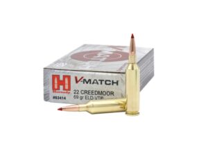 22 CREEDMOOR / 69 GR ELD-VT® V-MATCH 83414 / 20 RDS / HORNADY NO LIMITS