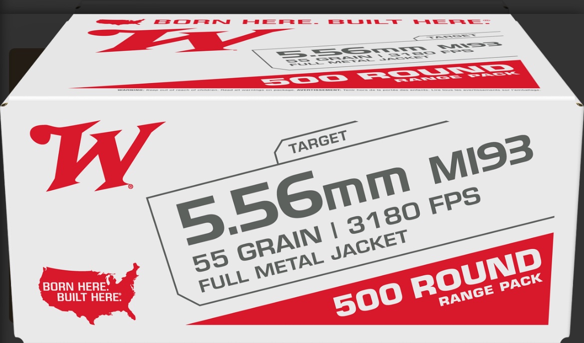 WINCHESTER USA 5.56 55 GRAIN FMJ VALUE PACK 500 Rounds - Image 3