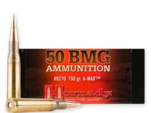 50 Cal BMG - 750 Grain A-Max Match - Hornady - 500 Rounds