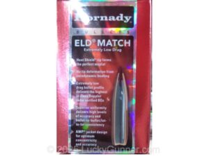 Bullets - 30 Cal (.308") - 168 Grain ELD Match - Hornady - 100