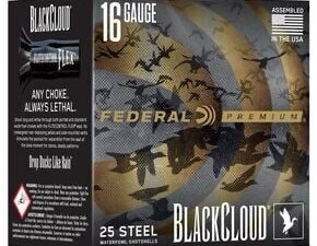 Black Cloud FS Steel, 16 Gauge, 4 Shot, 2-3/4 in, 7/8 oz, 1450 fps