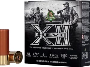 Hevi-XII, 12 Gauge, 6 Shot, 2-3/4 in, 1 1/8 oz, 1450 fps