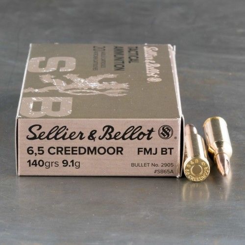500 Rounds of 6.5 mm Creedmoor Ammo by Sellier & Bellot - 140gr FMJBT - Image 4