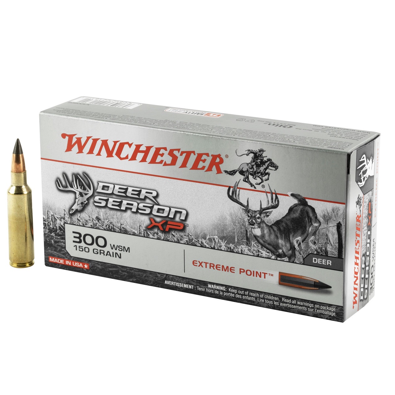 Winchester Deer Season XP .300 Winchester Magnum 150gr Extreme Point Polymer Tip 20/Box