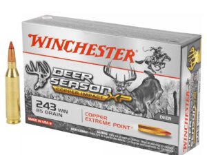 Winchester Deer Season XP Copper Impact .243 Winchester 85gr Solid Copper Polymer Tipped Boat Tail Lead-Free 200 rounds
