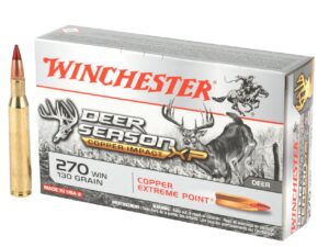 Winchester Deer Season XP Copper Impact .270 Winchester 130gr Solid Copper Polymer Tipped Boat Tail Lead-Free 200 rounds