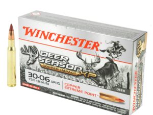 Winchester Deer Season XP Copper Impact .30-06 Springfield 150gr Solid Copper Polymer Tipped Boat Tail Lead-Free 200 rounds