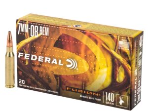 Federal Fusion 7mm-08 Remington 140gr Spitzer Boat Tail 200 rounds