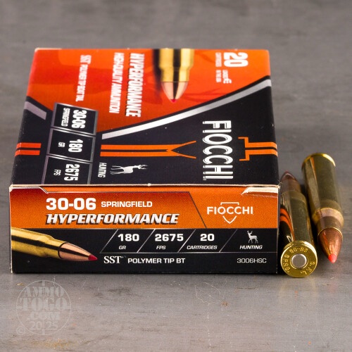 30-06 Fiocchi Extrema 180gr. SST Ammo 200 rounds