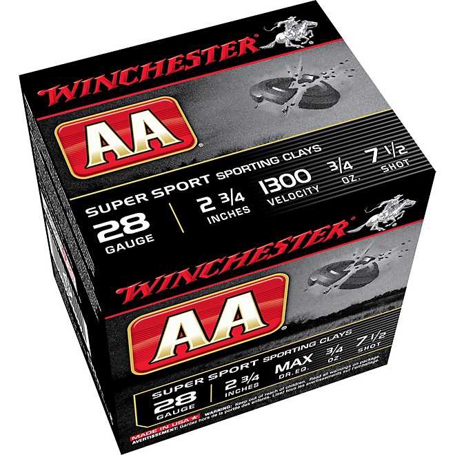 WINCHESTER AA 28 GAUGE SUPER SPORT TARGET LOADS 1000 Rounds - Image 2