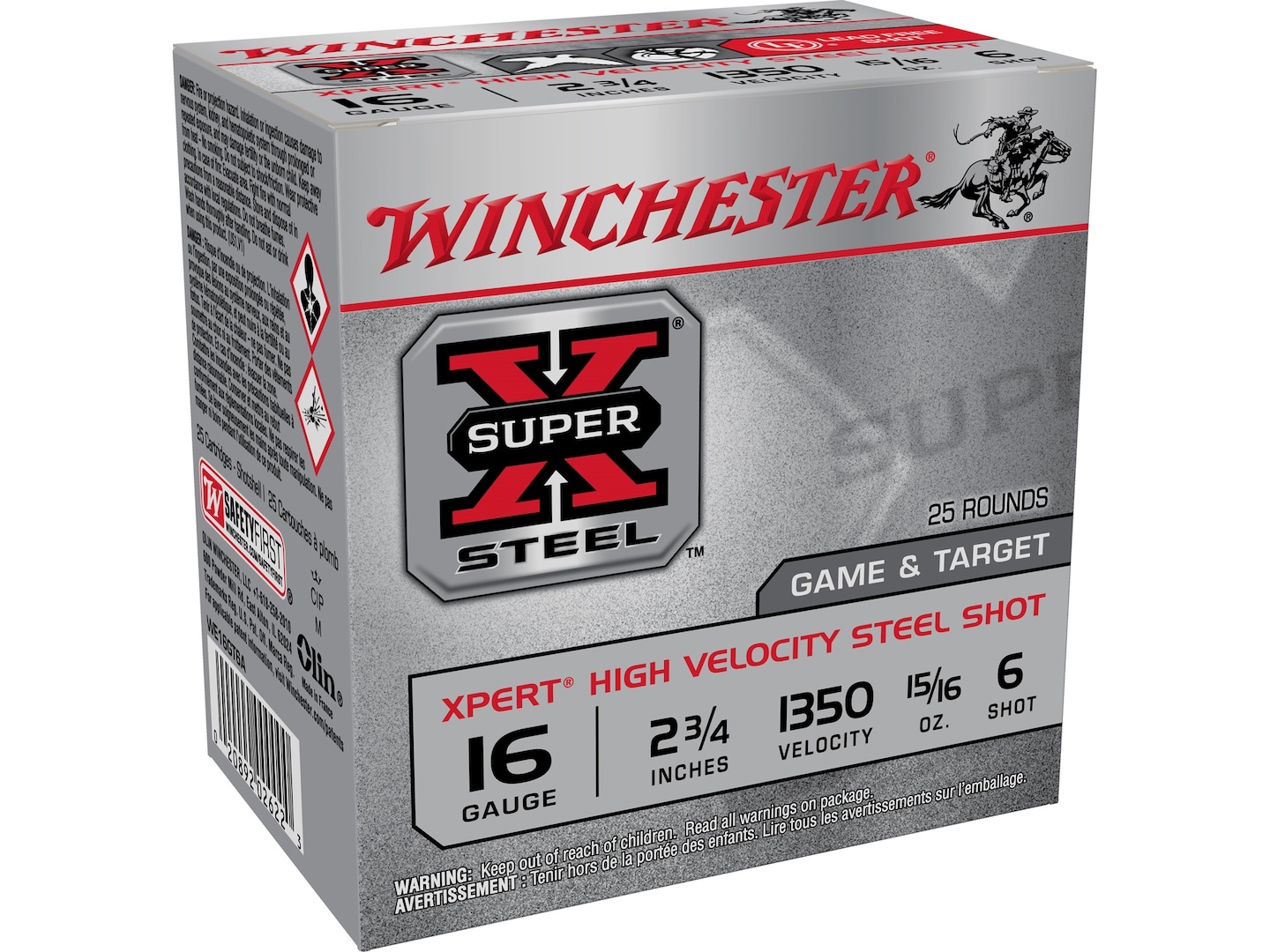 Winchester Super X Xpert Game and Target 16 Gauge Steel Ammo 250 Rounds - Image 2