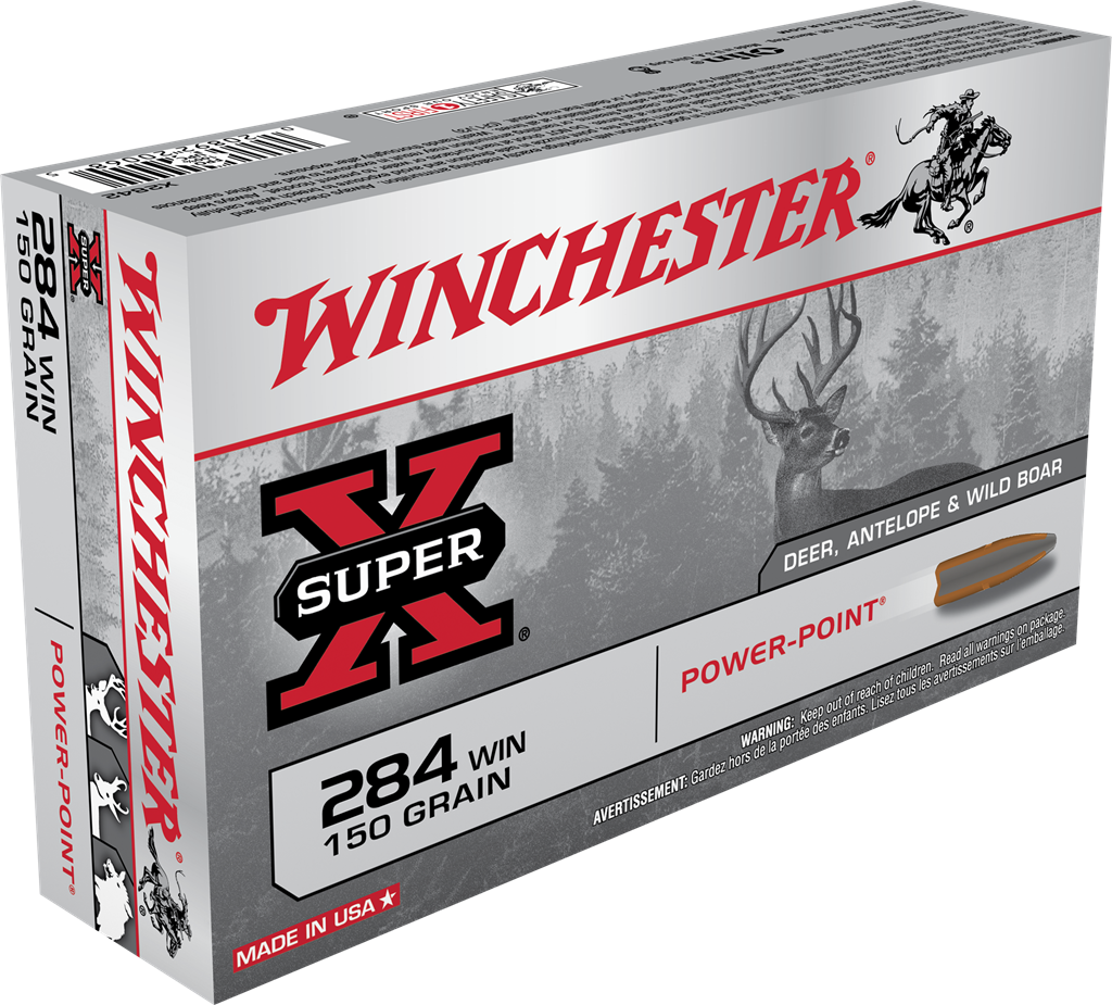 284 Winchester Super-X 150gr. Power Point Ammo
20 Rounds box