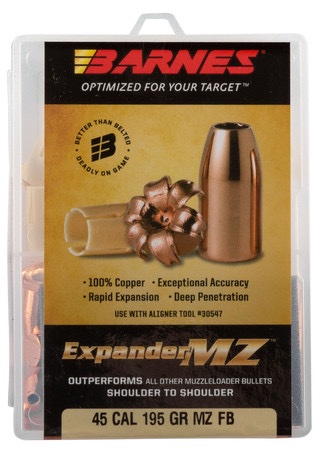 45 CAL 195 GR EXPANDER MZ FB 24 Rounds