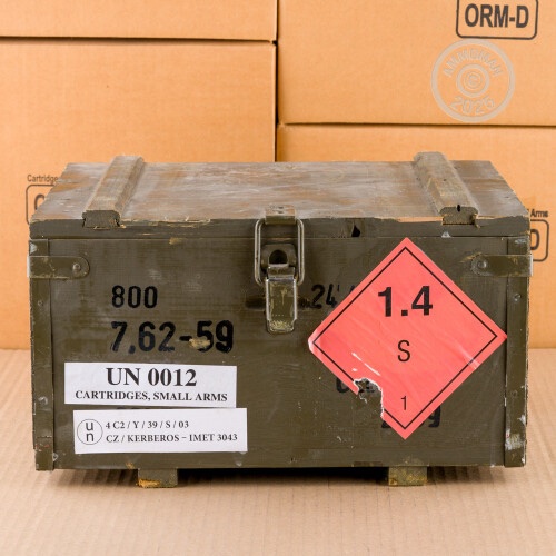 7.62X54R SELLIER & BELLOT MILITARY SURPLUS 148 GRAIN FMJ (800 ROUNDS IN HERMETICALLY SEALED CASE) - Image 2