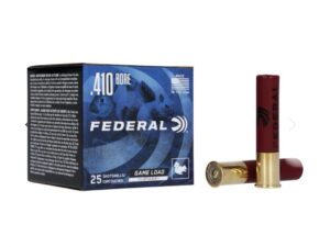 Game Load Upland Hi-Brass, 410 Bore, 7.5 Shot, 2-1/2 in, 1/2 oz, 1200 fps 25 Rounds