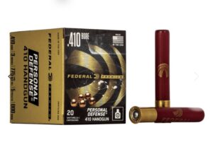 Personal Defense 410 Handgun, 410 Bore, 000 Buck Shot, 3 in, 775 fps 20 rounds