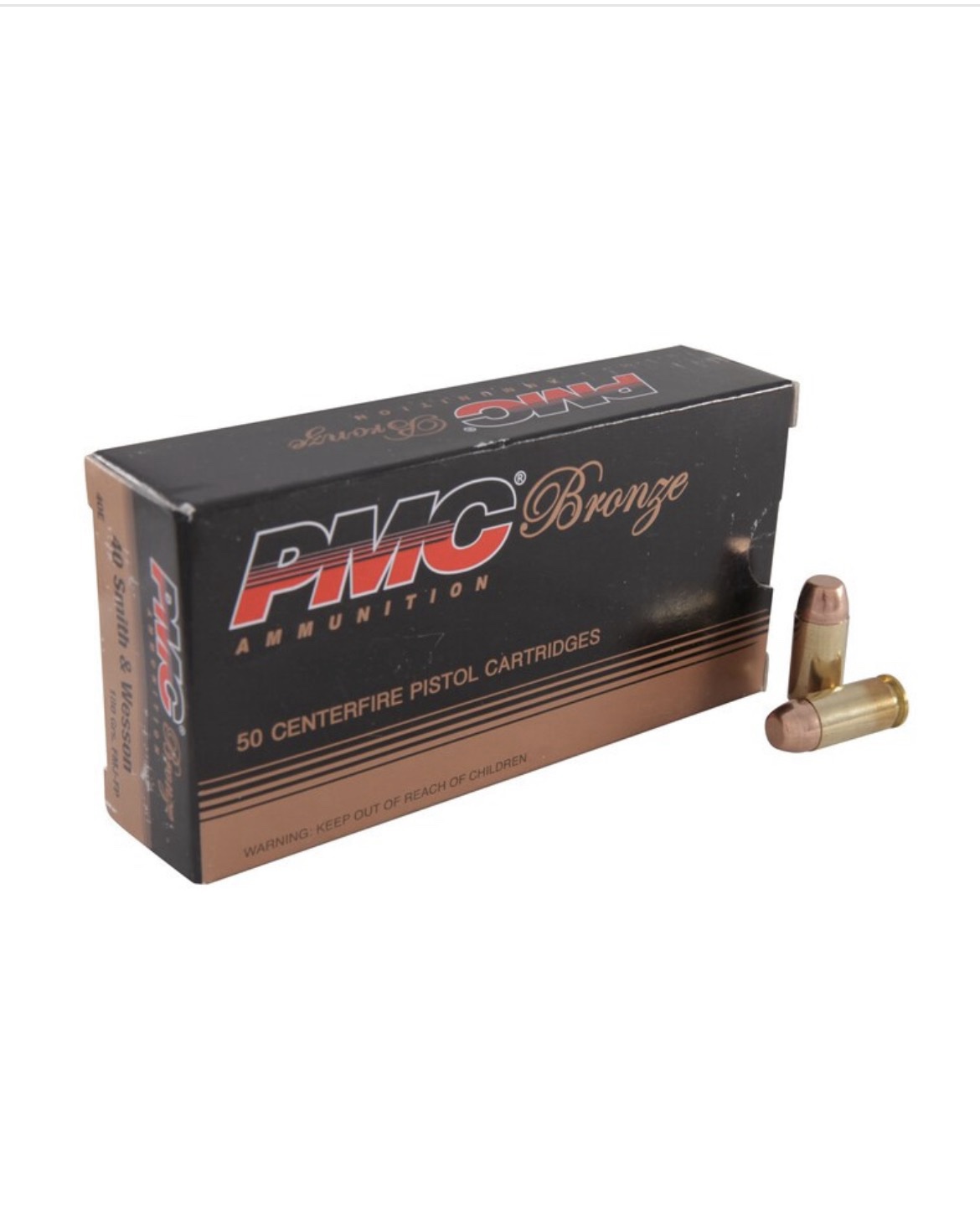 PMC 40E .40 S&W 180 GRAIN FMJ Ammo 500 rounds