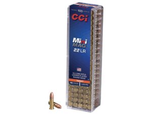 Target Mini-Mag, 22 LR, 40 Grain, Copper Plated Round Nose, 1235 fps - 100 Rounds