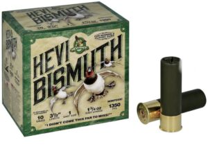 Hevi-Bismuth, 10 Gauge, 1 Shot, 3-1/2 in, 1 3/4 oz, 1350 fps  25 rounds