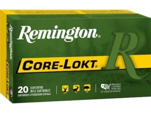 Remington Core-Lokt 30-06 Springfield Ammo 220 Grain Jacketed Soft Point Box of 20 rounds