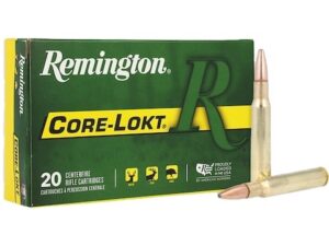 Remington Core-Lokt 30-06 Springfield Ammo 180 Grain Pointed Jacketed Soft Point 200 rounds