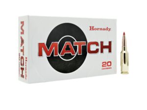 Hornady Match 6mm ARC Ammo 108 Grain Hornady ELD Match Polymer Tip Box of 20