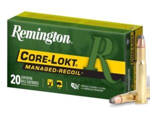 Managed Recoil, 30-30 Win, 125 Grain, Core-Lokt Soft Point, 20 Rounds