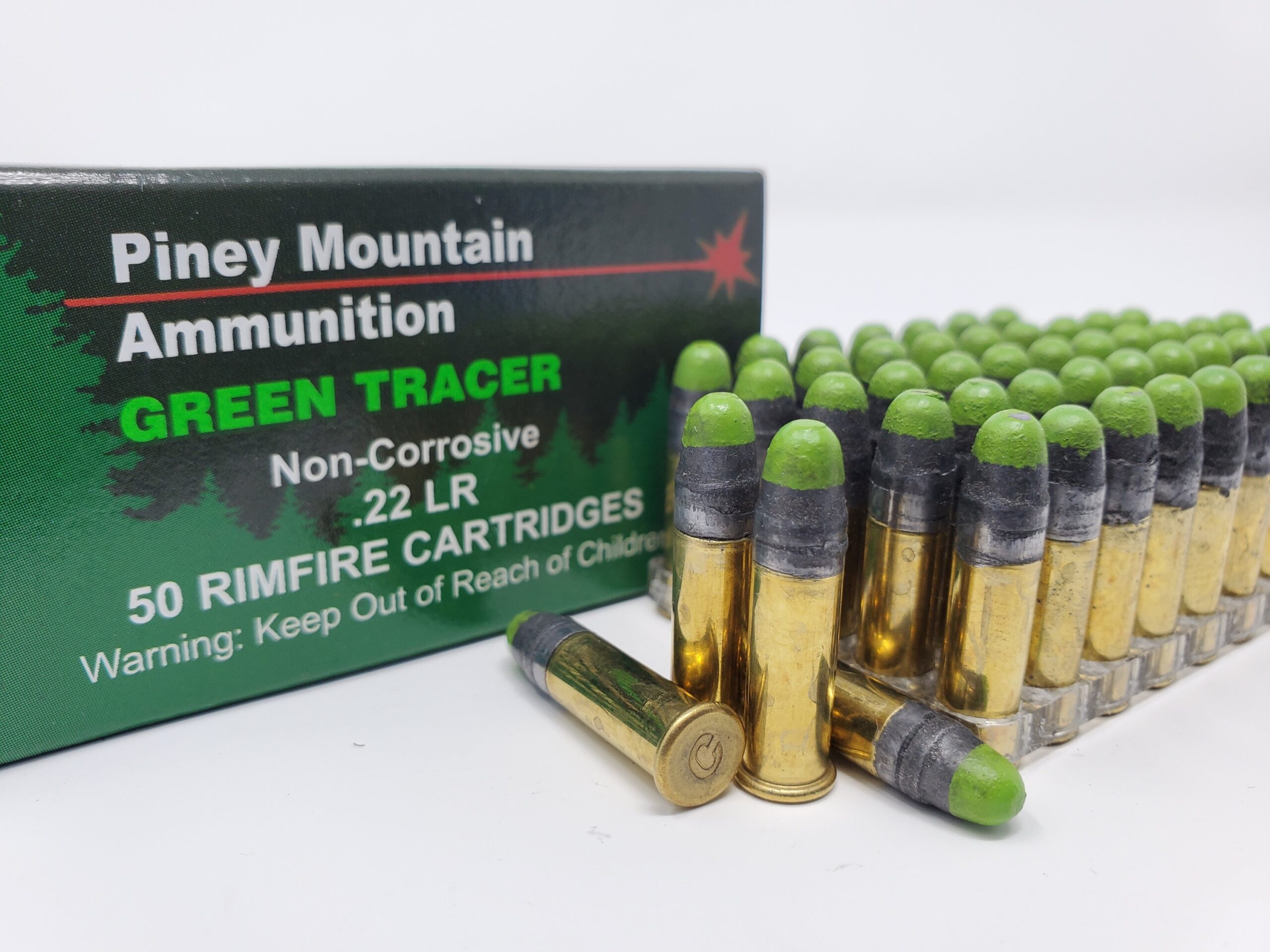 Piney Mountain Ammunition - GREEN TRACER - 22 LR 1500 Rounds - Image 2