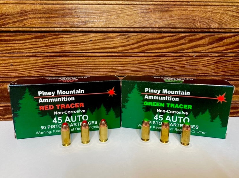 45 AUTO TRACER PINEY MOUNTAIN 250 Rounds - Image 2