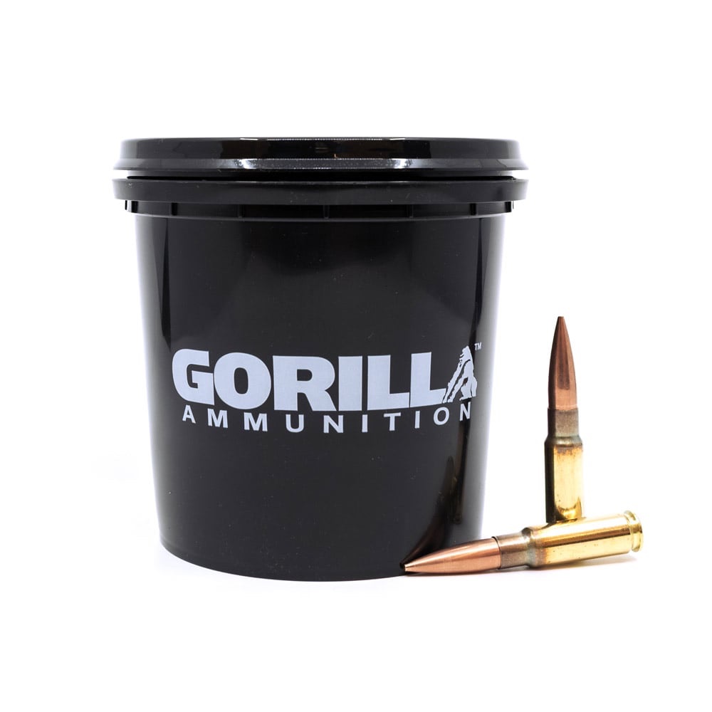 Gorilla Silverback, 8.6 Blackout, 285gr Fracturing Subsonic Ammunition – 100 Round Bucket
