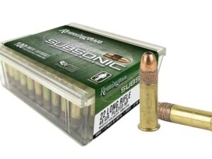 Subsonic Rimfire, 22 LR, 40 Grain, Copper Plated Hollow Point, 500 rounds