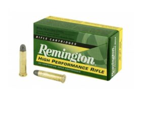 REMINGTON HIGH PERFORMANCE RIFLE AMMUNITION - 32-20 WINCHESTER - 100 GRAIN LEAD ROUND NOSE - 500 ROUNDS - BRASS CASE