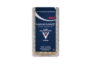 CCI Maxi-Mag 22 Winchester Magnum Rimfire (WMR) Ammo 40 Grain Full Metal Jacket 500 Rounds