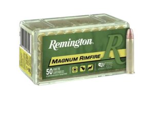 Remington 22 Winchester Magnum Rimfire (WMR) Ammo 40 Grain Jacketed Soft Point 500 Rounds