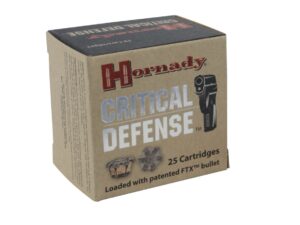 Hornady Critical Defense 30 Carbine Ammo 110 Grain Hornady FTX Polymer Tip Box of 25