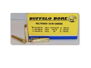 Buffalo Bore 30 Carbine Ammo 110 Grain Jacketed Soft Point Box of 20