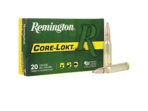 Remington Core-Lokt 308 Winchester Ammo 150 Grain Jacketed Soft Point 250 Rounds