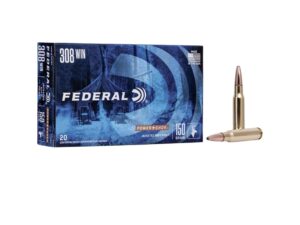 Federal Power-Shok 308 Winchester Ammo 150 Grain Jacketed Soft Point 250 Rounds
