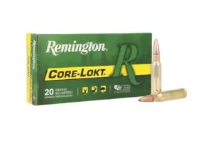 Remington Core-Lokt 308 Winchester Ammo 180 Grain Pointed Jacketed Soft Point 250 rounds
